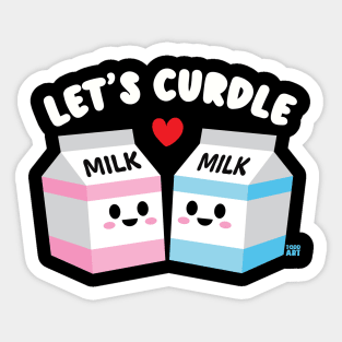 LETS CURDLE Sticker